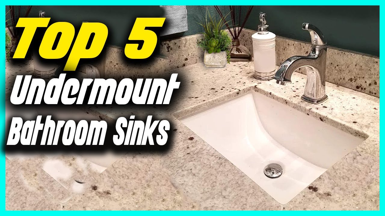 The 5 Best Undermount Bathroom Sinks You Should Own - YouTube