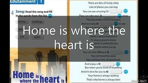 The 5th grades. Edutainment. Home is where the heart is.