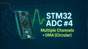 STM32 ADC Tutorial #4: Multiple Channels using DMA in Circular Mode