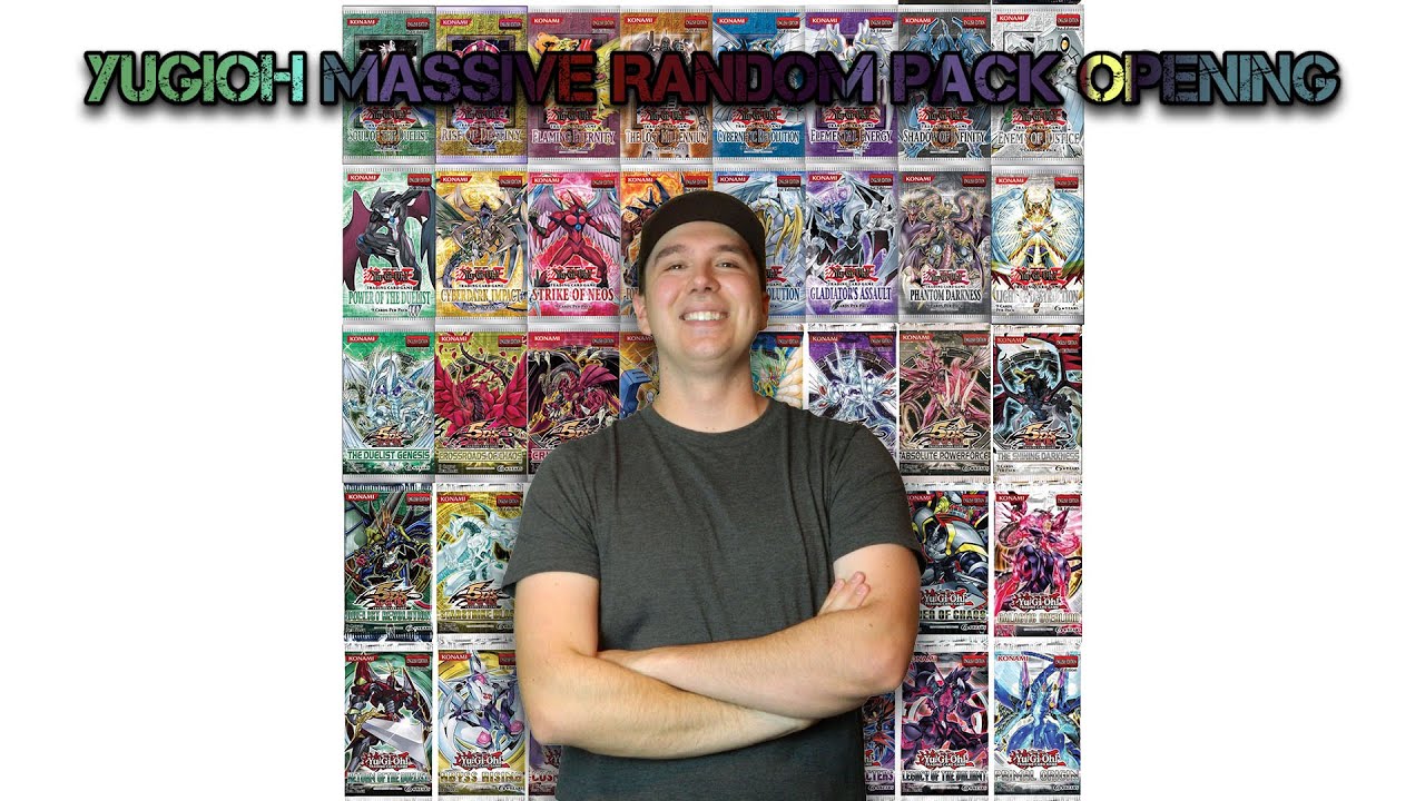 Massive Random Yugioh Booster Pack Opening!
