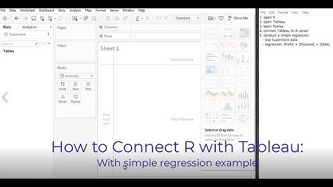 Connect Tableau and R
