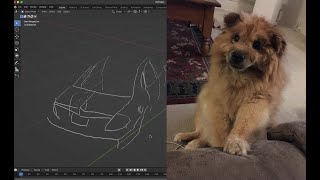 Glom Test #2: modeling my car, outside, in the driveway. In VR