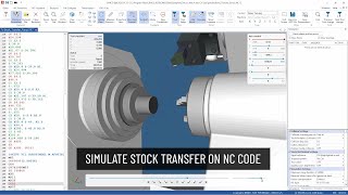 Sub-Spindle Simulation in CIMCO Edit 2025 and NC Machine Simulation