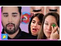 Awful 5-Minute Crafts Makeup Hacks | PRO MUA Reacts #makeup