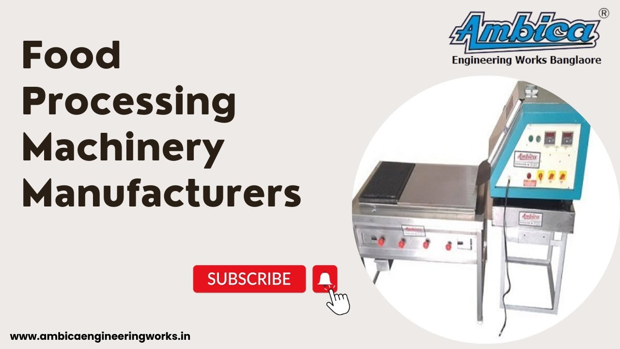 Best Food Processing Equipment Manufacturers in India Ambica Engineering Works Tradekeyindia