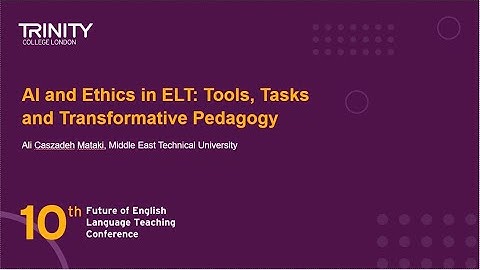 FoELT 2025 -   AI And Ethics In ELT