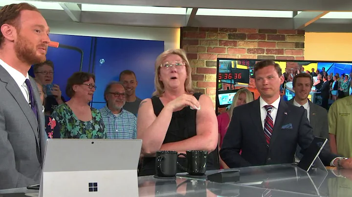 Vicky Crystal surprised on her last morning