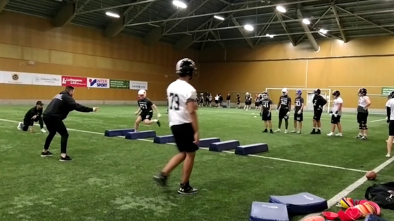 RN linebacker drill YouTube