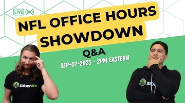 NFL Office Hours - Showdown Q&A
