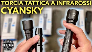 Infrared tactical flashlight To see in the dark CYANSKY K3 I8, P25 K3 military tactical flashlight screenshot 5