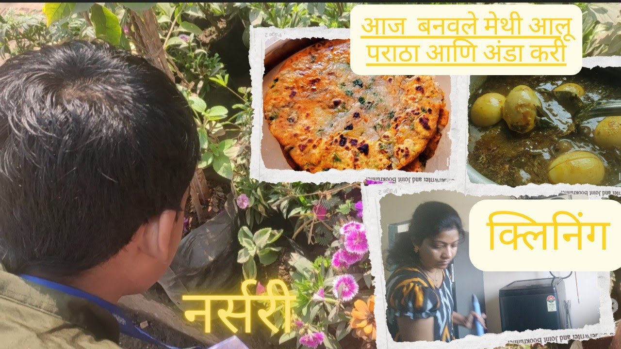 निविथचे लाजाळूच झाड बघून एक्सप्रेशन| आज निघालो भावाकडे जायला | अंडा करी आणि पराठा रेसिपी |