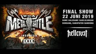HELLCRUST - Bingkai bangkai DCDC METAL BATTLE 2019