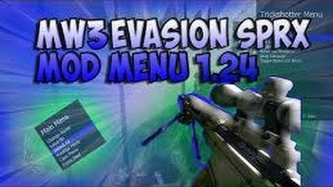 Mw3 EVASION V5 NEW BEST SPRX MOD MENU Pré-Menu and host menu