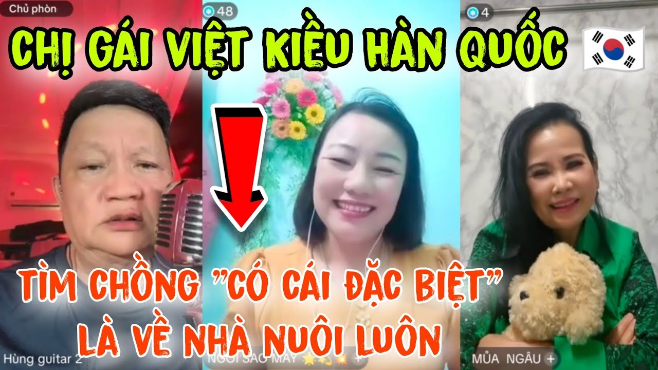 35 | HÙNG Guitar TÌM CHỒNG cho Chị MƯA NGÂU U52 là Việt Kiều HÀN QUỐC và Chị THẮM HỒ U42 ở HẢI DƯƠNG