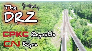 Aerial view of the CN and CPKC DRZ (Directional Running Zone) June 20 2023
