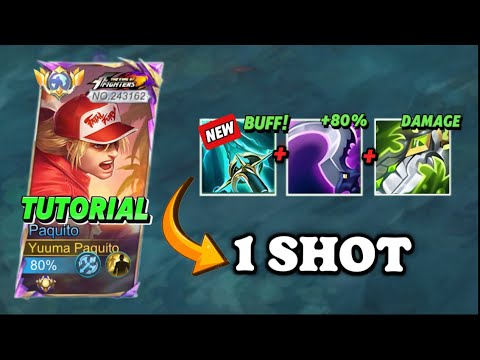GLOBAL PAQUITO PERFECT ONE SHOT BUILD AND EMBLEM FOR SOLO RANK! (AUTO