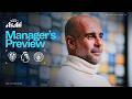 MANAGER'S PREVIEW | Guardiola provides Doku fitness update | Leeds v Man City | Premier League