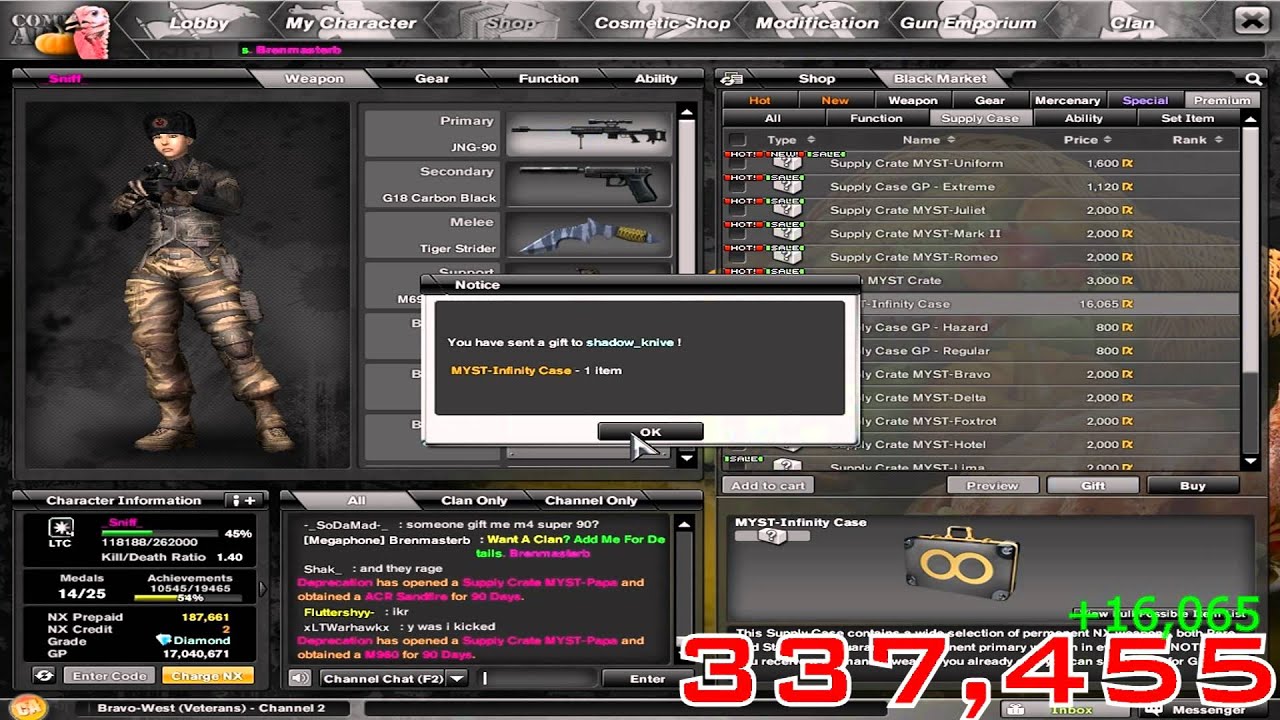 2012 Black Friday Gifttage (A lot of NX)