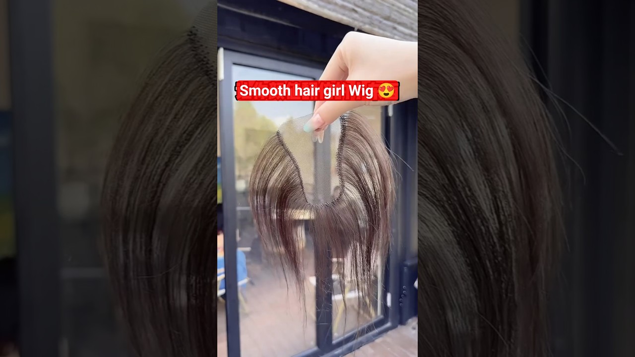"Smooth Hair Wig Try-On |Real or Fake?"😲🔥