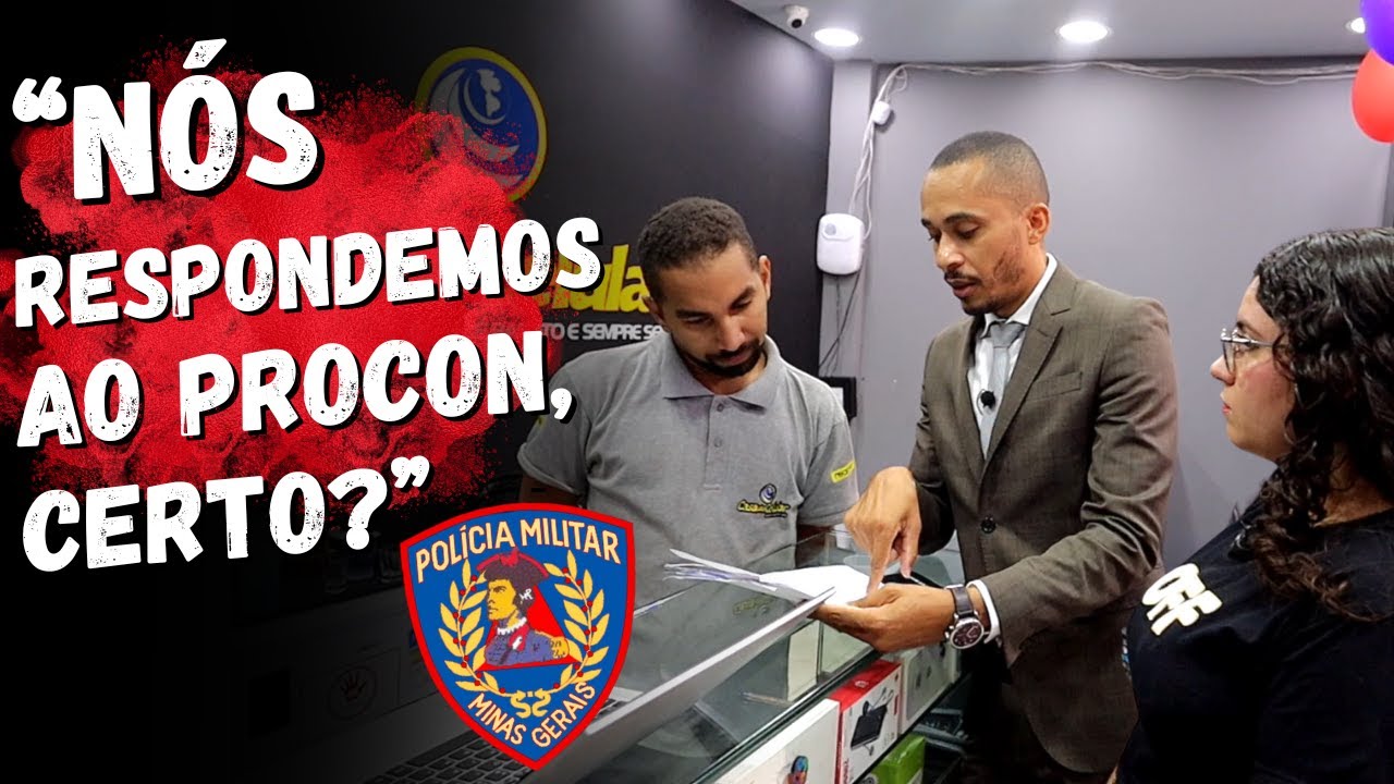 SARGENTO DA PM SURPREENDE BEN MENDES EM LOJA DE CELULARES