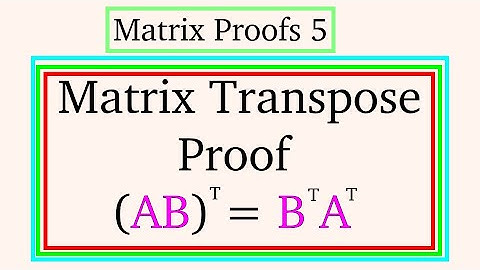 Matrix Proofs 5
