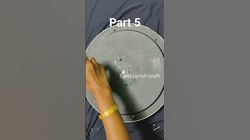 Baby foot print using old wall clock Part 5 #diy #babyfootprint#memories#babycraft