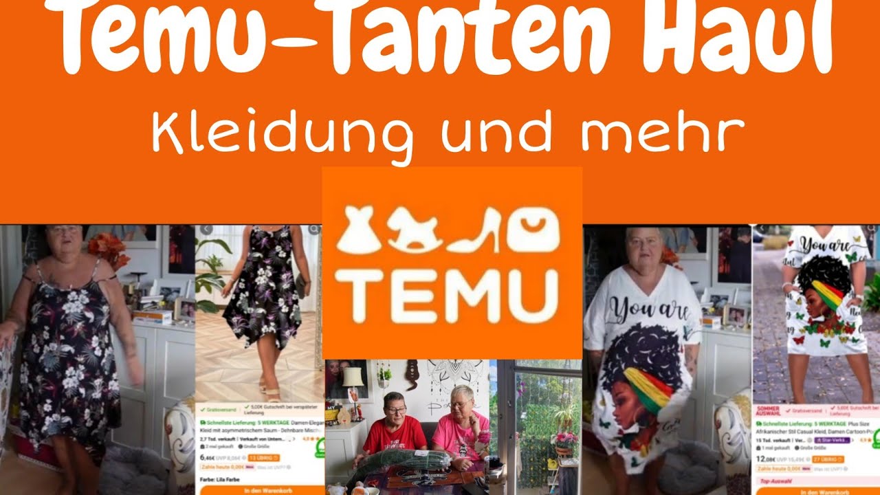Temu-Tanten Haul, Kleidung und mehr ,erfüllt es unsere Erwartungen??🙄