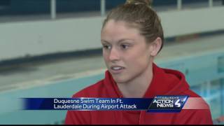 Duquesne University swimmers reunited on the Bluff after Fort Lauderdale airport shooting