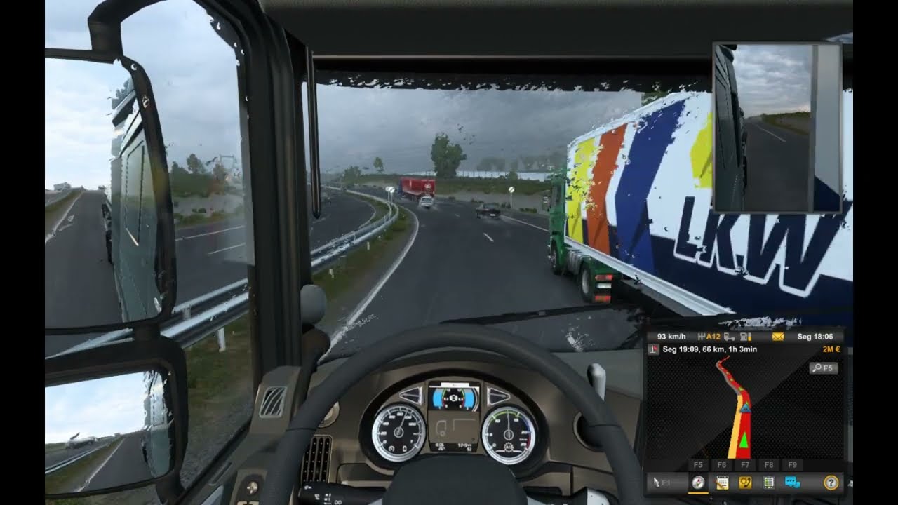 Truck DAF transporting liquid | Euro Truck Simulator 2 | Gameplay