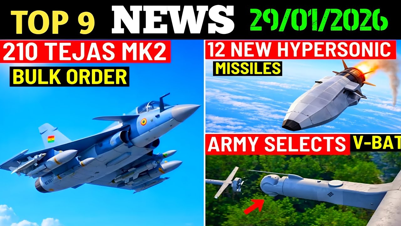 Indian defence update : 210 Tejas MK2 order, 12 types hypersonic missile,R37M order, 🇮🇳 Army select 