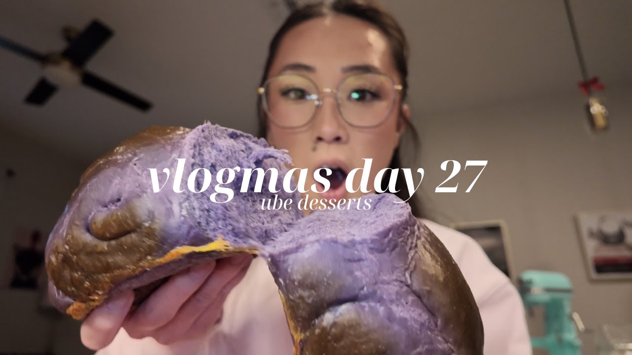 Десерты с фиолетовым бататом 🍰 | Vlogmas, день 27