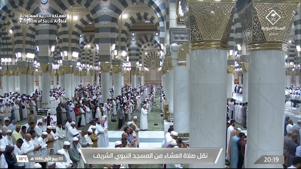 صلاة العشاء للشيخ عبدالله البعيجان 3 ربيع الأول 1446هـ