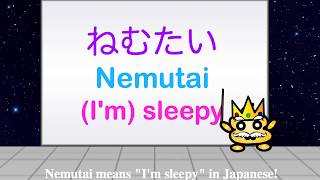 Quick Japanese Phrases How To Say I M Sleepy In Japanese Youtube