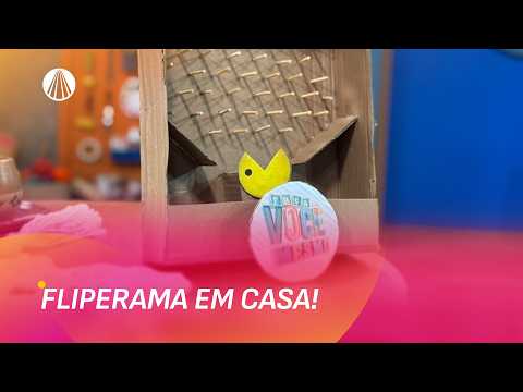 Pinball de papelão DIY fácil e divertido para fazer em casa | Faça Você Mesmo