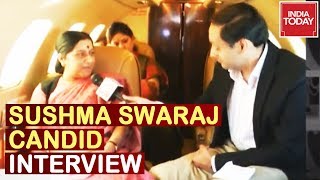 Watch Sushma Swaraj Talk Candidly To Rahul Kanwal On Her Political Journey | India Today Exclusive