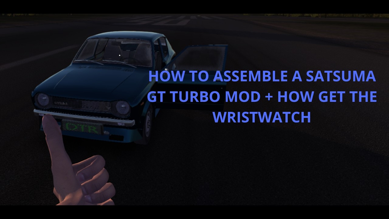 HOW TO ASSEMBLE A SATSUMAGT TURBO MOD + HOW GET THE WRISTWATCH