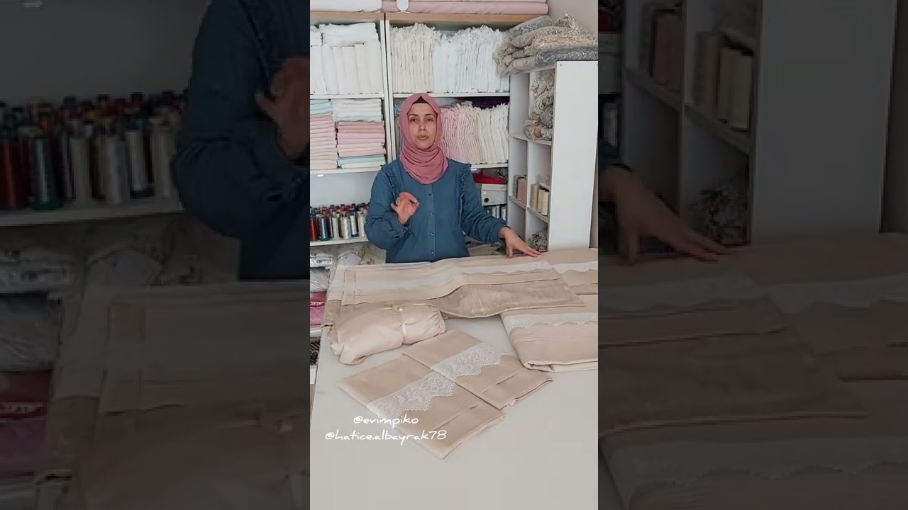 GELİN SETİNE NEKADAR KUMAŞ GİDER #gelinset#evimpiko#nevresimtakımı#dikişkeyfi#hatice.albayrak78
