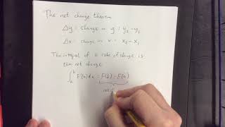 The net change theorem