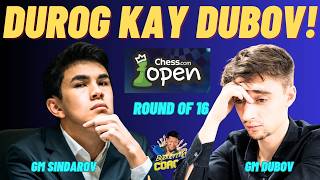 PAMBIHANG SACRIFICE NI DUBOV! DUROG SI SINDAROV! Sindarov vs Dubov! Chesscom Open 2026 screenshot 1