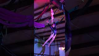 Natalie with Hammock Performance in Cosmic Aerial Silks Show