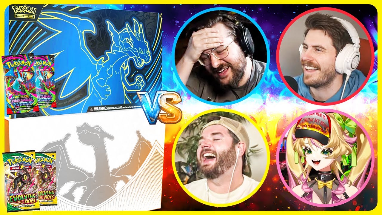 Pokemon Mega Charizard UPC vs SWSH Charizard UPC! (ft. Panda, Pasta, Brine)