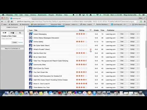 Learning.com - Assign and Grade