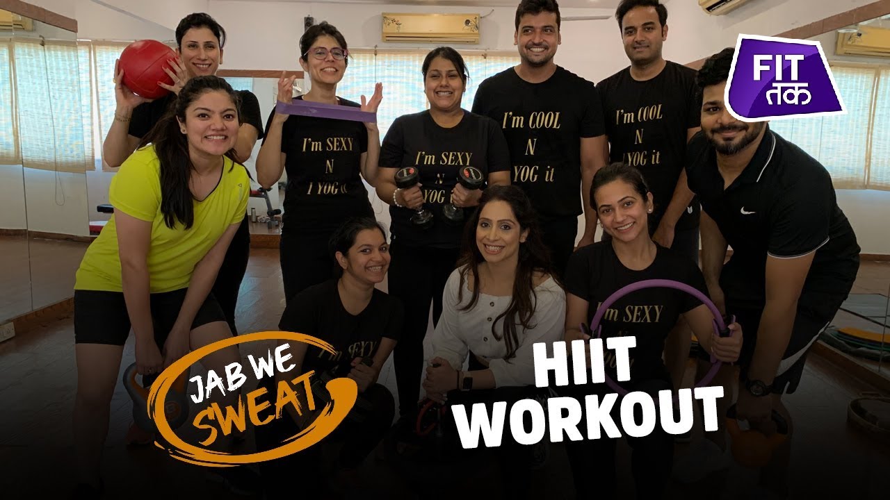 HIIT Workout For Beginners | Jab We Sweat | Fit Tak fitness videos online