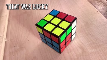 Stop Motion Solving a Rubik