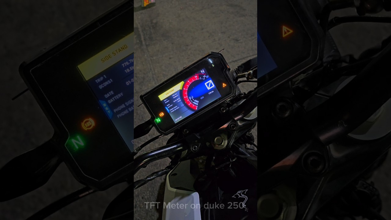 Duke 250 TFT installed⚡️DM for tft display installation 