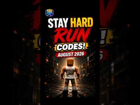 🔥 Stay Hard Run Codes (August 2026) – NEW FREE Rebirths &amp; Points 🎁 #roblox #codes