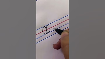 How to write cursive X #cursivewriting #cursive #abcd #shortsfeed #video #yt #viral #ytshorts#shorts