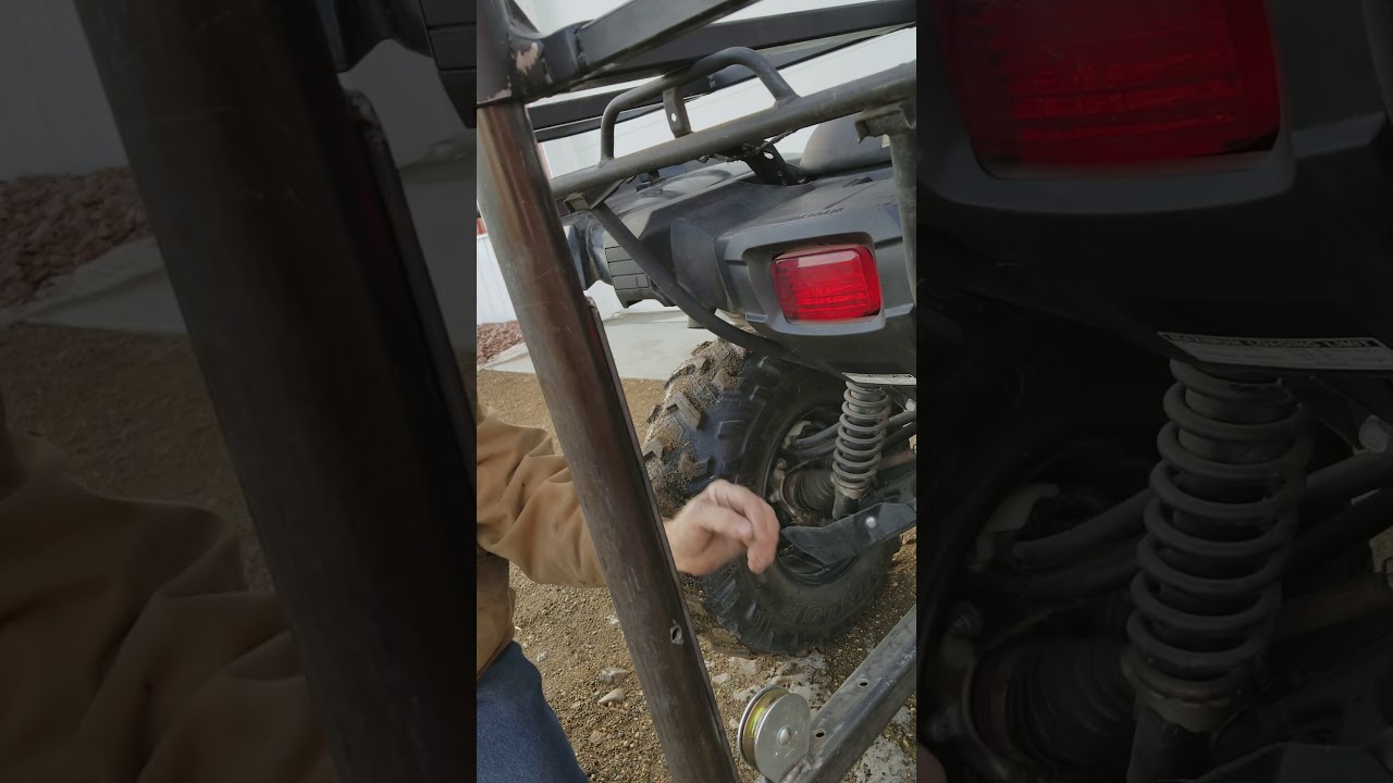 ATV Verical Swivel Game Lift Carrier more info on hand winch option