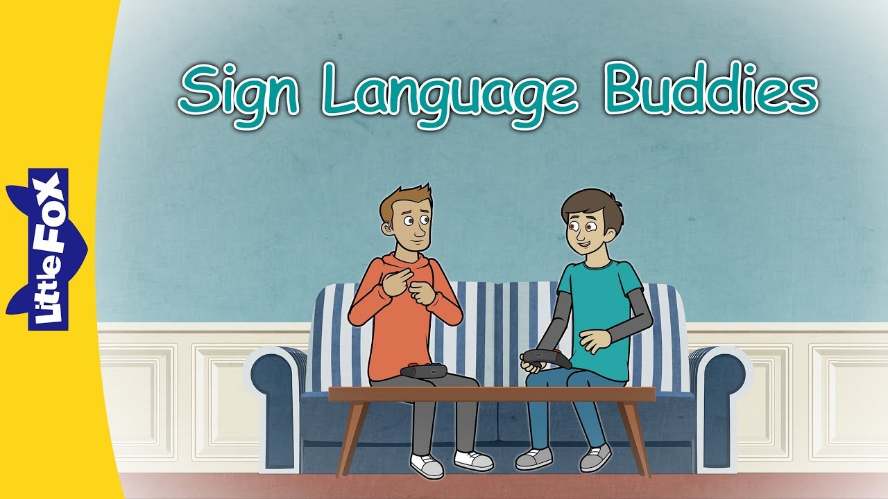 Sign Language Buddies | Friendship | Little Fox | Bedtime Stories - YouTube