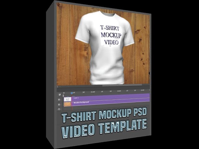 Download 3d T Shirt Mockup Video Photoshop Cc Template